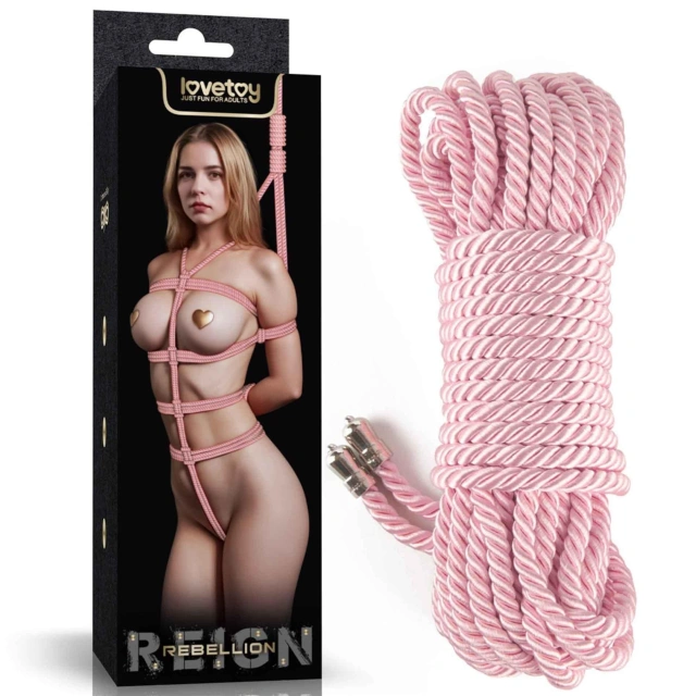 Lina Bondage Rebellion Reign Rose Silky Bondage Rope Lovetoy 