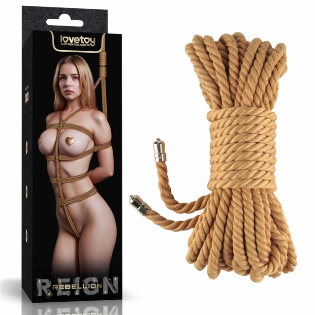 Lina Bondage Rebellion Reign Natural Knot Bondage Rope Lovetoy 