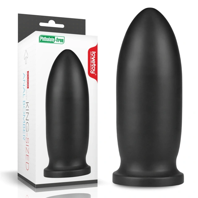 Dildo Analne King Sized Anal Bomber 22cm Czarny | 100% ORYGINAŁ| DYSKRETNA PRZESYŁKA