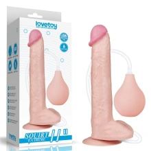 Penis z Wytryskiem Dildo Duże 28cm Cielisty 
