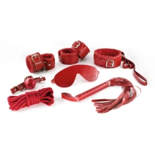 Zestaw BDSM czerwony - Crushious Dungeons & Maidens BDSM Kit Red