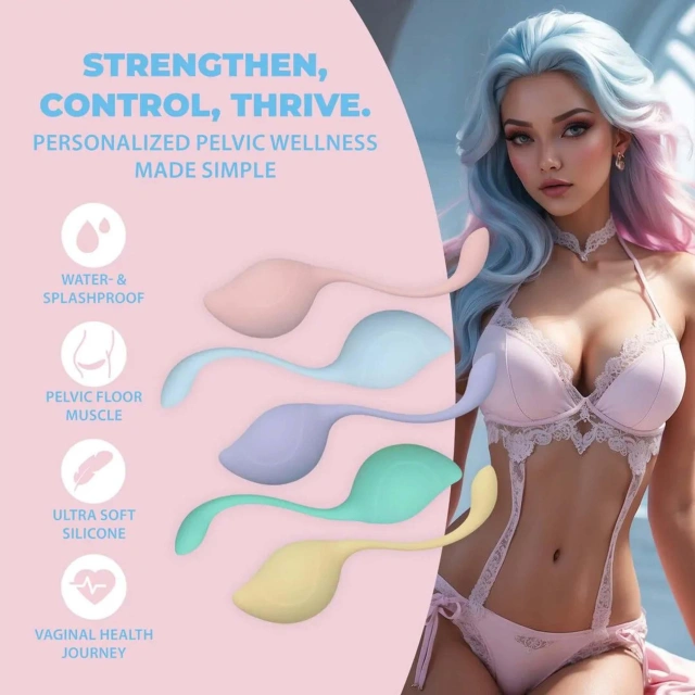 Pelvic Stem Kegel Kit - Multicolor