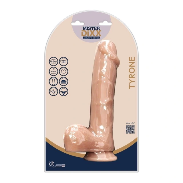 MISTER DIXX TYRONE 10,4 INCH SILICONE DILDO