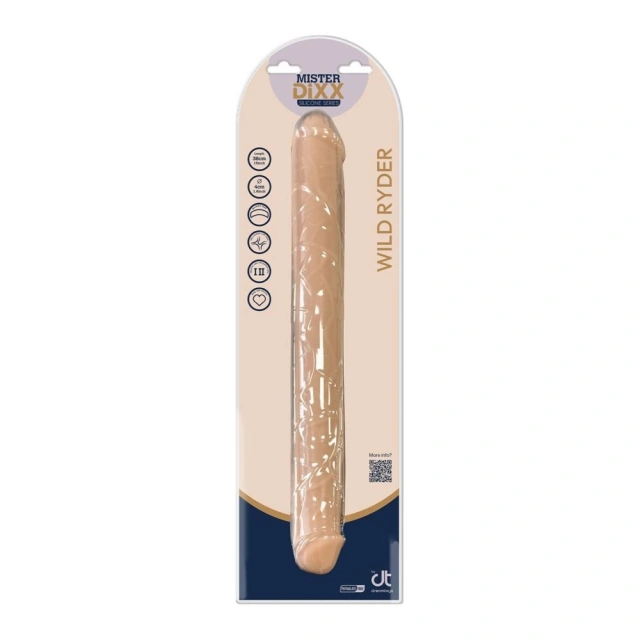MISTER DIXX WILD RYDER 15 INCH SILICONE DOUBLE DONG