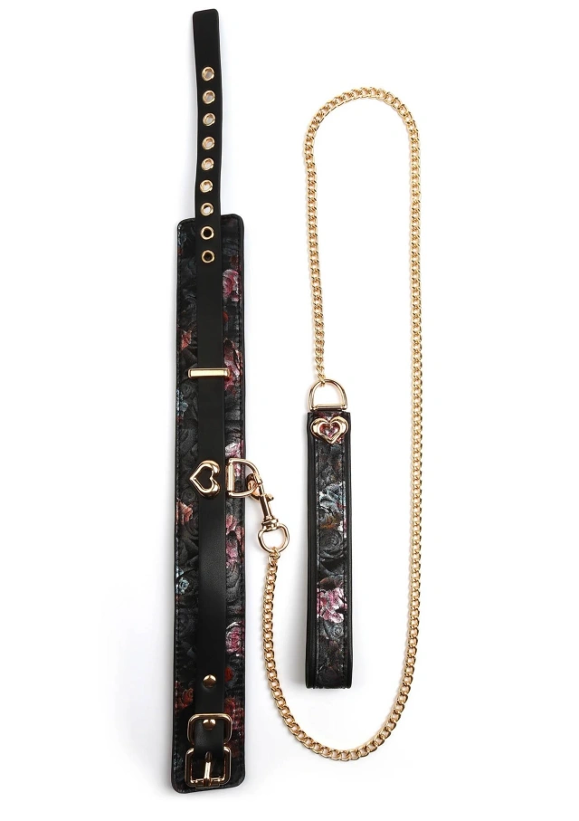 Floral Jacquard Collar & Leash