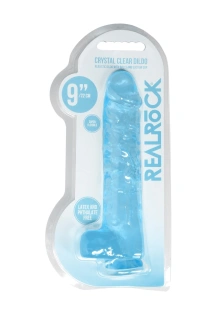 Realistic Dildo with Balls - 9""""/ 25 cm