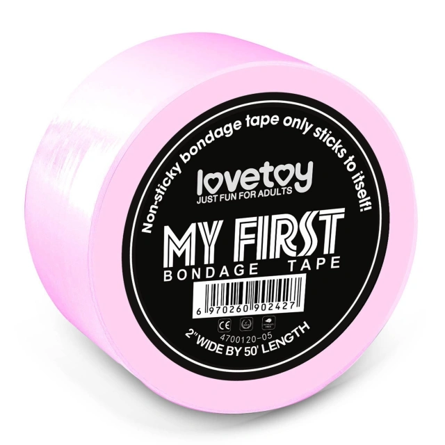 My First Non Sticky Bondage Tape Pink