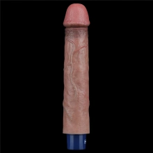 9" REAL SOFTEE Rechargeable Silicone Vibrating Dildo