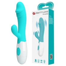 Wibrator Króliczek Snappy Light Blue Pretty Love Sterowany Zdalnie Niebieski 