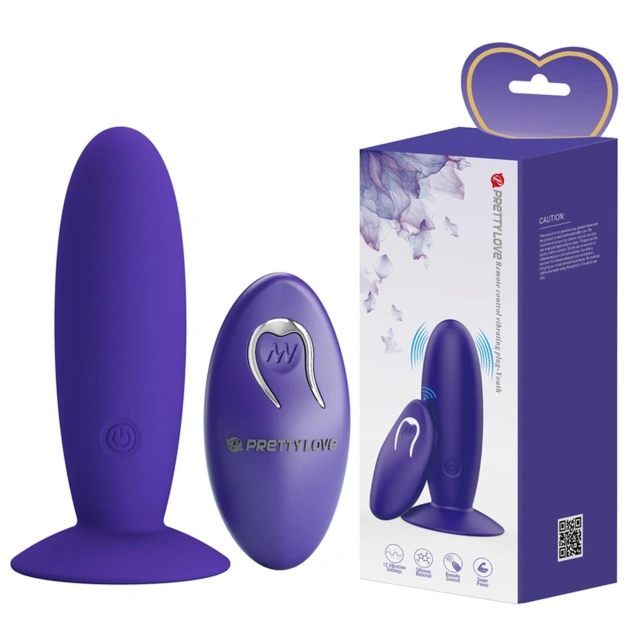 Korek Analny Remotr Control Vibrating Plug Pretty Love Ssący Sterowany Zdalnie 