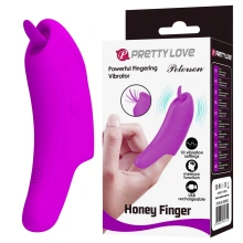 Stymulator Łechtaczki Peterson Honey Finger Vibrator Pretty Love 