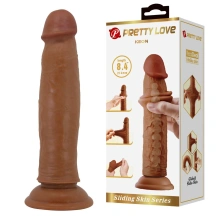 Dildo z Przyssawką Żelowy Keon 8.4