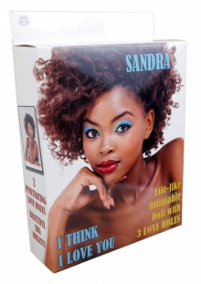 Dmuchana Lalka Czekoladka Sandra 