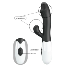 Wibrator króliczek 30 trybów wibracji – Pretty Love Snappy Black