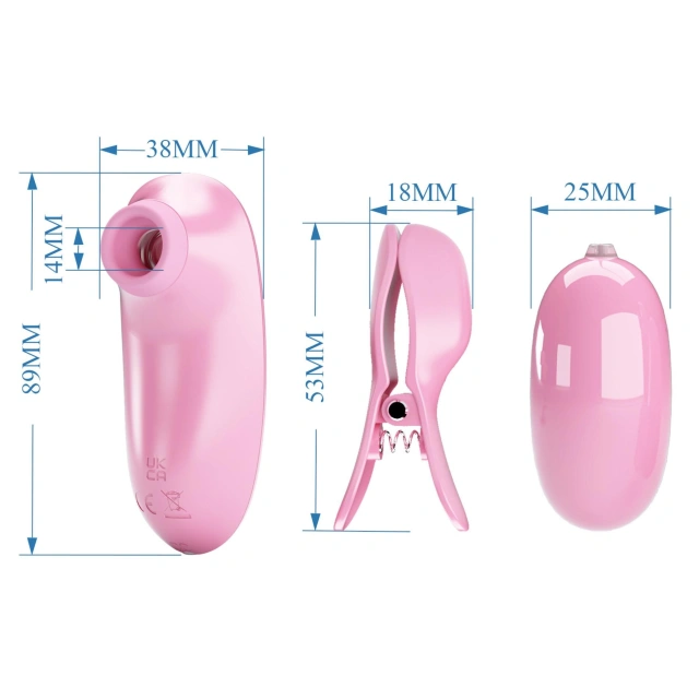 Pretty Love Imonie - 3 in 1 Nipple Clamp & Bullet Vibrator Set