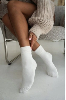 Skarpety 0118 Frotte/018 Ecru