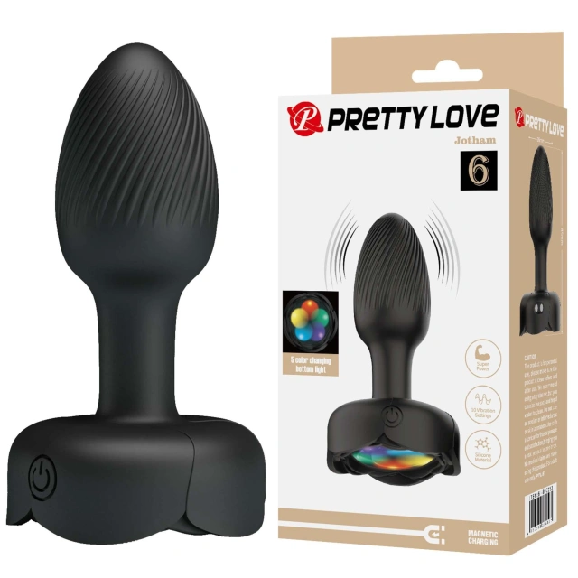 Pretty Love Jotham – Vibrating Anal Plug with Light