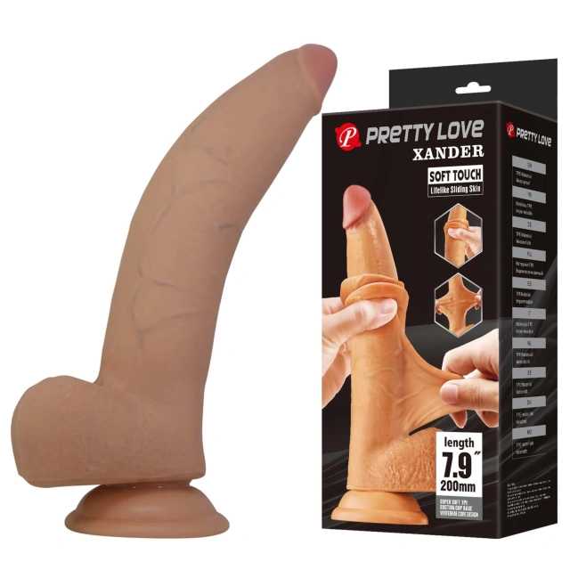 Pretty Love Xander – Realistic Soft Touch Dildo 20 cm