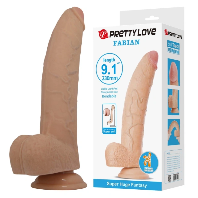 Pretty Love Fabian – Realistic Bendable Dildo 23 cm