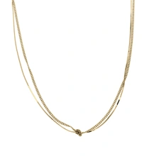 Srebrny pozłacany naszyjnik choker SUPEŁ