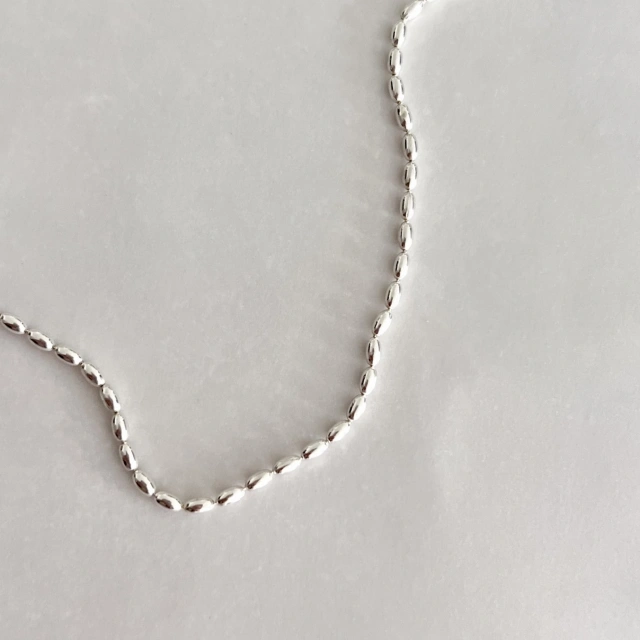 Srebrny naszyjnik choker srebrna PERŁA