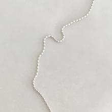 Srebrny naszyjnik choker srebrna perełka