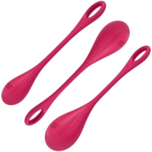 Zestaw Treningowy Do Mięśni Kegla Yoni Power 1 Red Satisfyer 