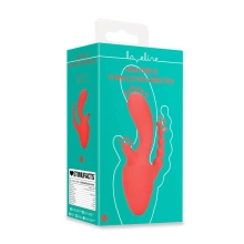 Mini Triple Stimulation Vibrator - Scarlet Kiss
