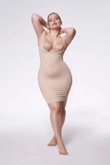 Halka 222 Basic Slip Open Biust Naturalna