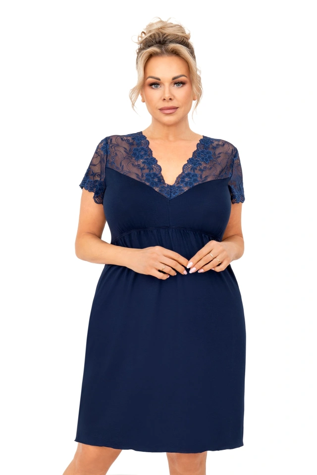 Koszula nocna Livia Plus Dark Blue