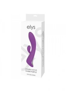 Wibrator-VIBRATORE RABBIT ELYS - CHARM MOVE RABBIT PURPLE
