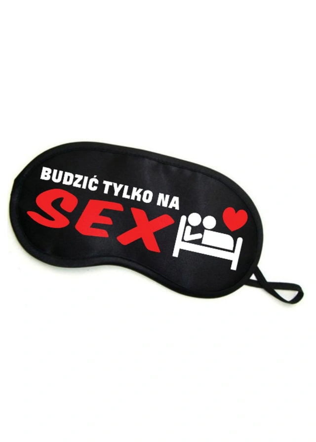 Maska-Opaska na oczy BUDZIĆ TYLKO NA SEX