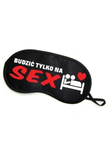Maska-Opaska na oczy BUDZIĆ TYLKO NA SEX