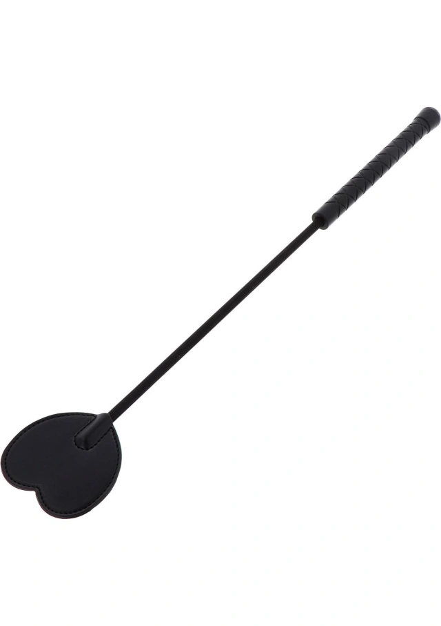 Packa z czarnym serduszkiem - Crop Whip Heart Black