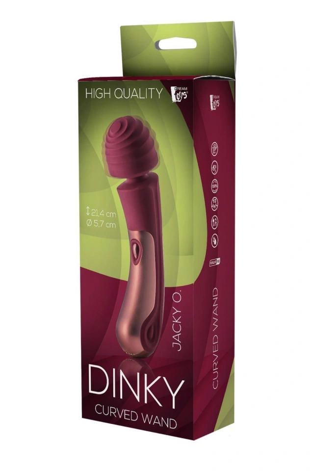 Wibrator typu Wand - DINKY CURVED WAND JACKY 0.