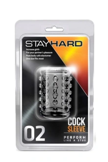 STAY HARD COCK SLEEVE 02 CLEAR