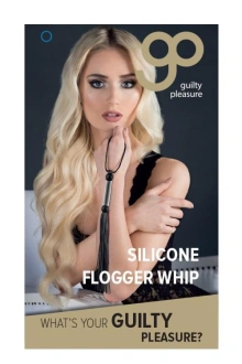 Bicz - Gp silicone flogger whip black