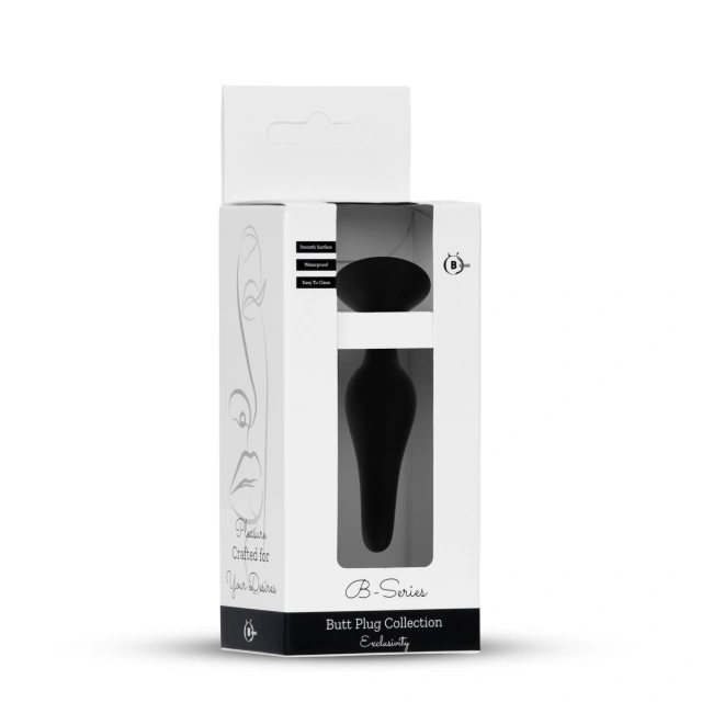 Plug-Silicone Plug Black - Small