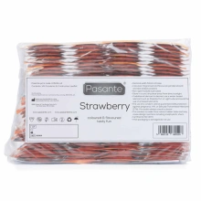 Pasante Strawberry Crush Condoms Bulk Packs 144 psc