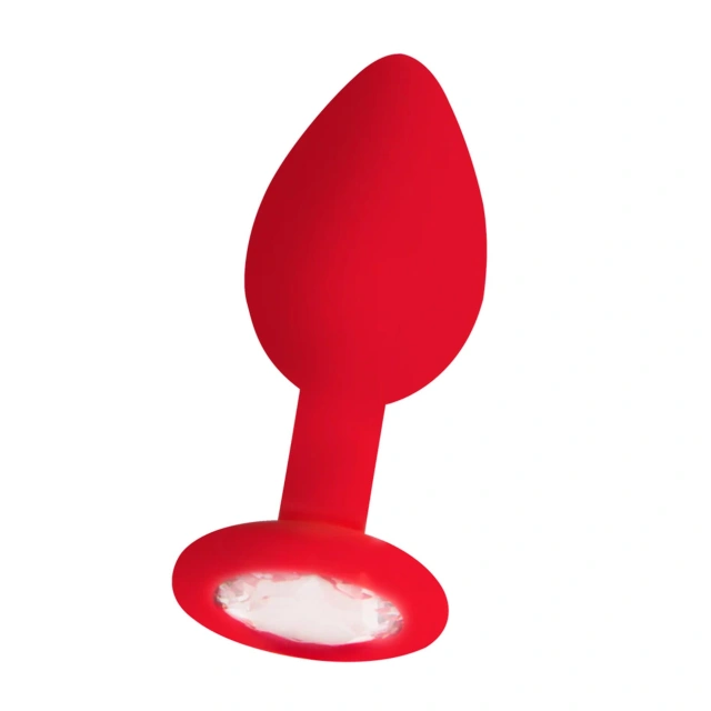 Diamond Butt Plug - Regular red