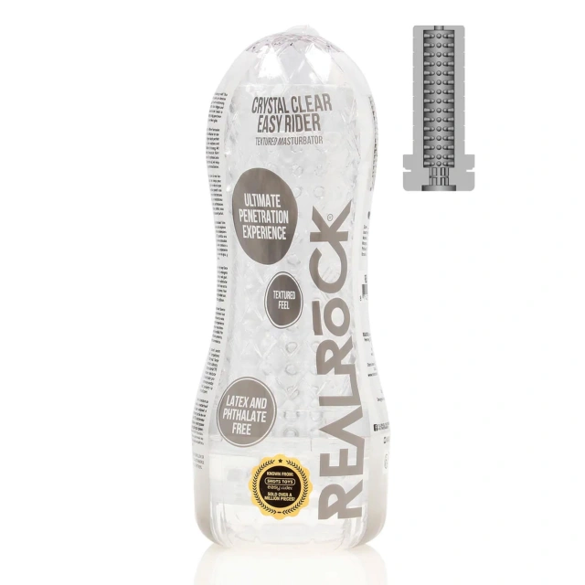 Easy Rider - Textured Masturbator - Transparent