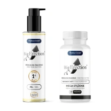 BigErection na Potencję, Mocną Erekcję, Przedwczesny Wytrysk - 150 ml + 60 kap. - Nr 1 wśród KLIENTÓW !!!