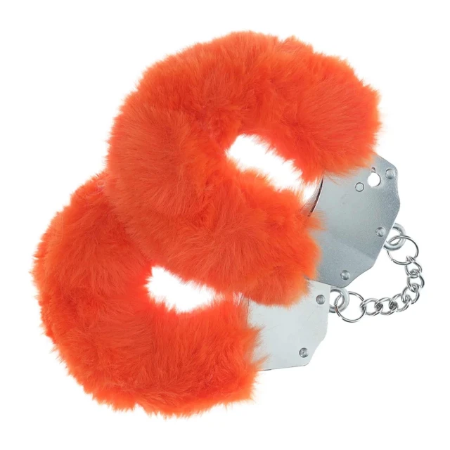 Heavy-duty Fluffy Handcuffs - Orange