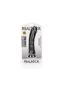 Curved Realistic Dildo with Suction Cup - 9""""/ 23 cm