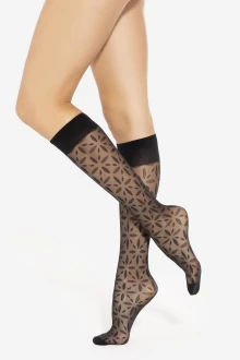 Podkolanówki TRENDY LINE 31 Nero