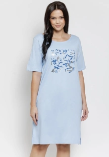 Koszula nocna Valentina Maxi 3573 Niebieska